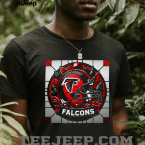 Atlanta Falcons Stained Glass Logo T Shirt