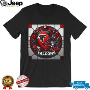 Atlanta Falcons Stained Glass Logo T Shirt