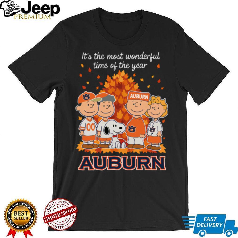 Auburn Tigers x Peanuts Fall T Shirt It’s the Most Wonderful Time of the Year Auburn Tigers x Peanuts Fall T Shirt It’s the Most Wonderful Time of the Year