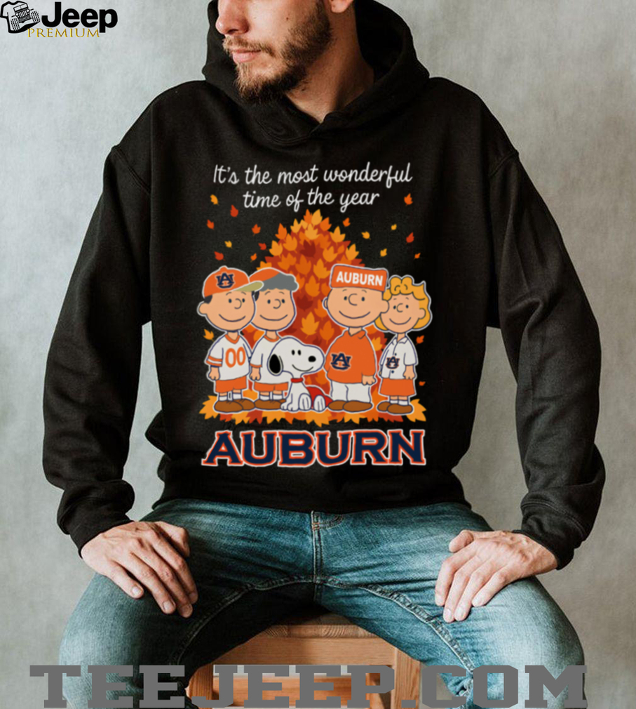Auburn Tigers x Peanuts Fall T Shirt It’s the Most Wonderful Time of the Year Auburn Tigers x Peanuts Fall T Shirt It’s the Most Wonderful Time of the Year