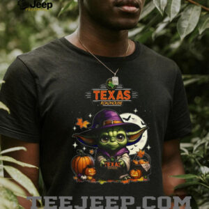 Baby Yoda Grogu Texas Roadhouse Halloween Star Wars Witch Pumpkin Funny T Shirt