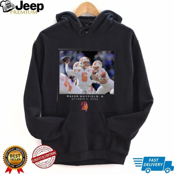 Baker Mayfield Black Tampa Bay Buccaneers NFL Flash Features Week 5 T Shirt