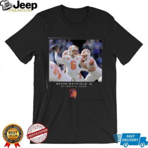 Baker Mayfield Black Tampa Bay Buccaneers NFL Flash Features Week 5 T Shirt