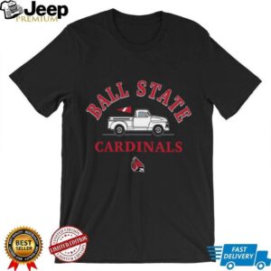 Ball State Cardinals Classic College Truck Graphic Shirt