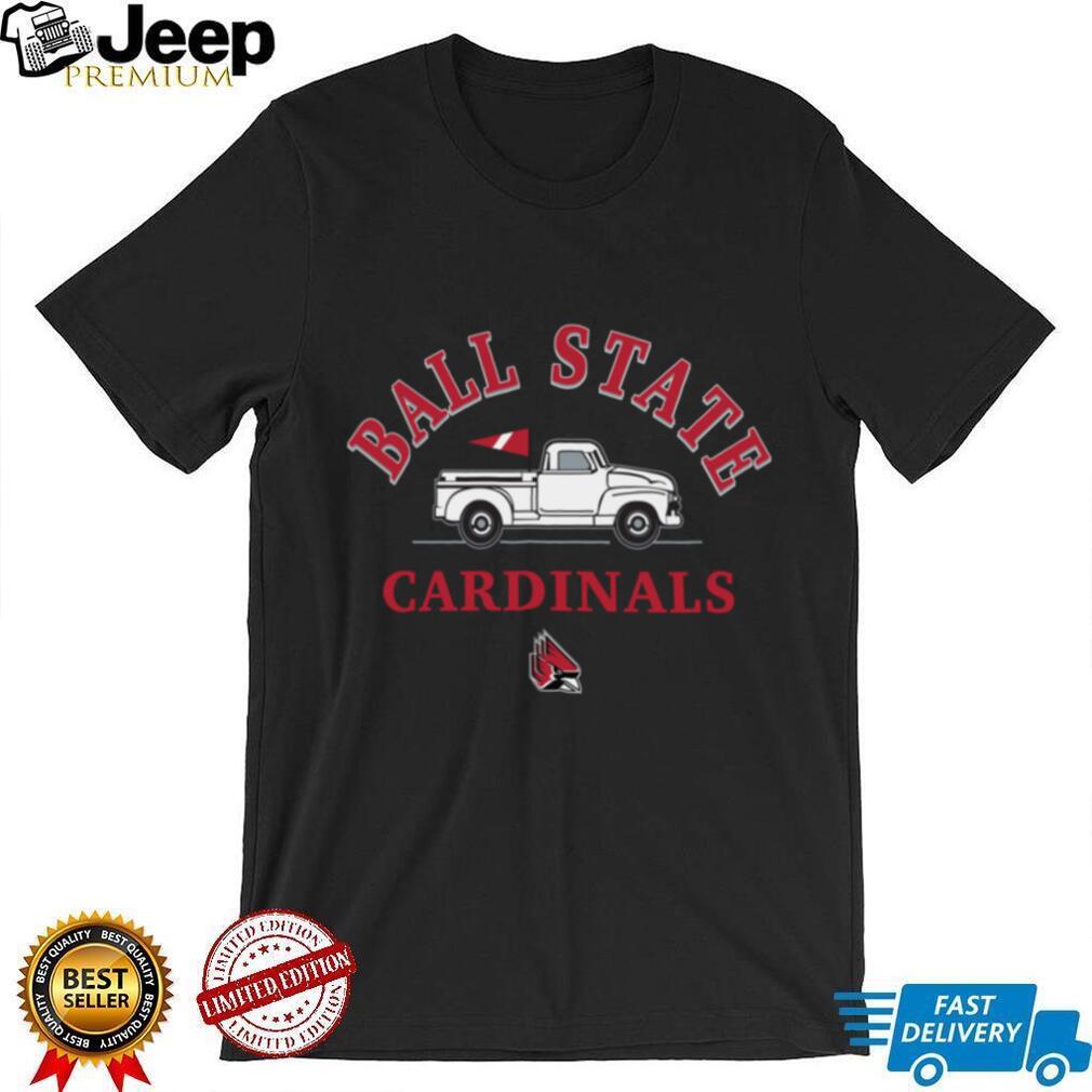 Ball State Cardinals Classic College Truck Graphic Shirt Ball State Cardinals Classic College Truck Graphic Shirt
