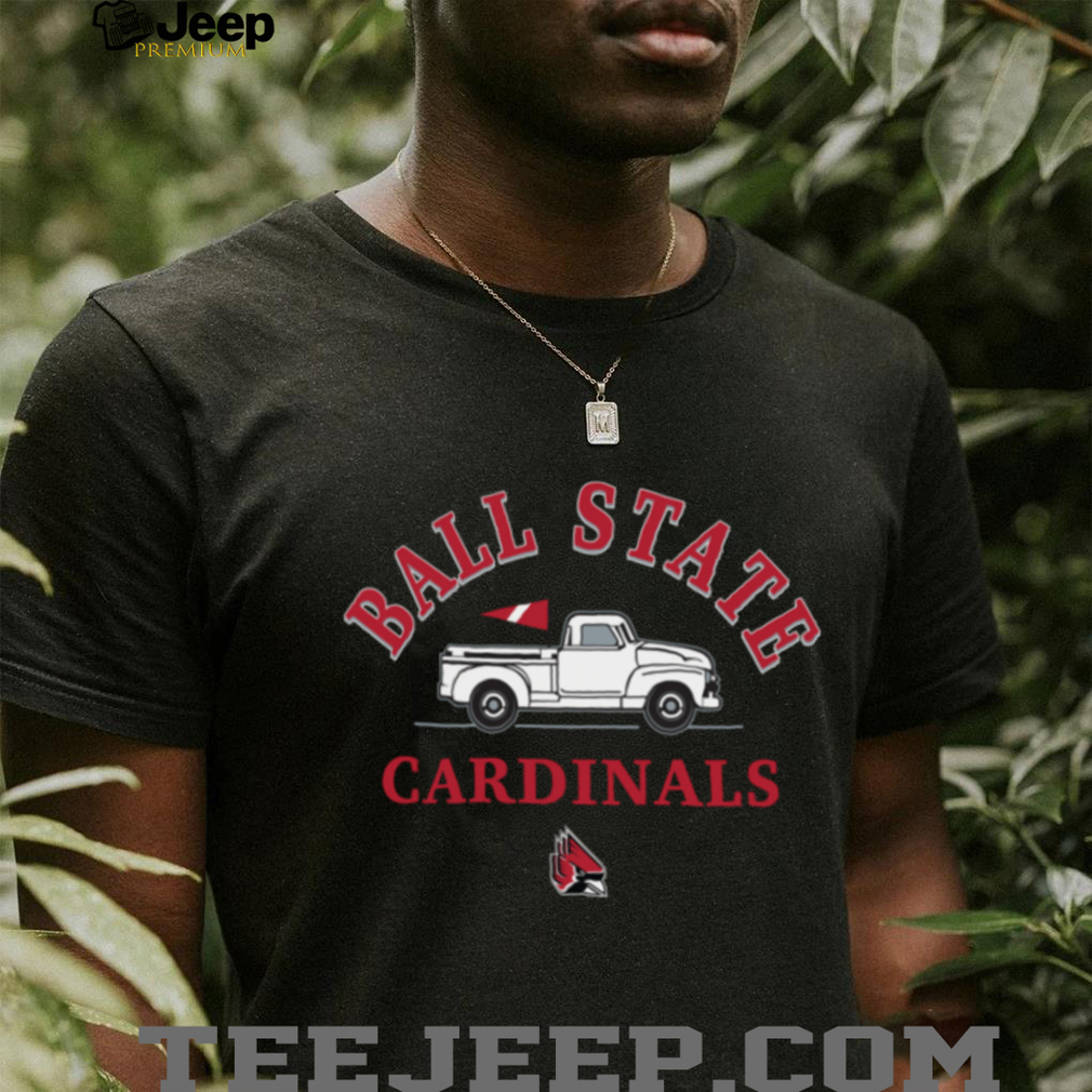 Ball State Cardinals Classic College Truck Graphic Shirt Ball State Cardinals Classic College Truck Graphic Shirt