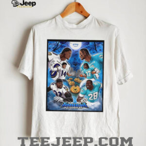 Baltimore Ravens vs Miami Dolphins NFL Football RIP Halloween 2025 poster shirt