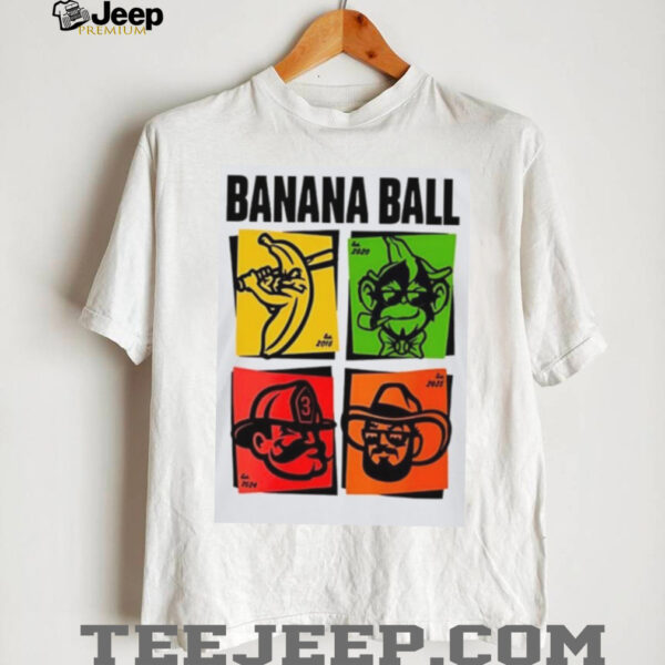 Banana Ball Characters T Shirt