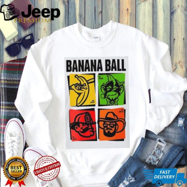 Banana Ball Characters T Shirt