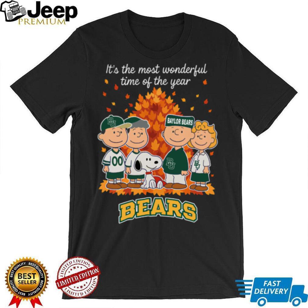 Baylor Bears X Peanuts It’S The Most Wonderful Time Of The Year The Fall Shirt Baylor Bears X Peanuts It’S The Most Wonderful Time Of The Year The Fall Shirt