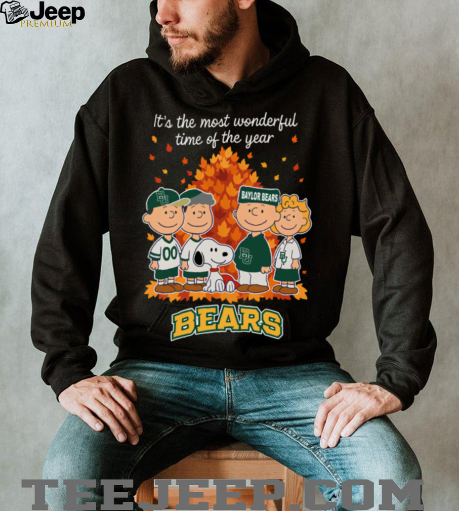Baylor Bears X Peanuts It’S The Most Wonderful Time Of The Year The Fall Shirt Baylor Bears X Peanuts It’S The Most Wonderful Time Of The Year The Fall Shirt
