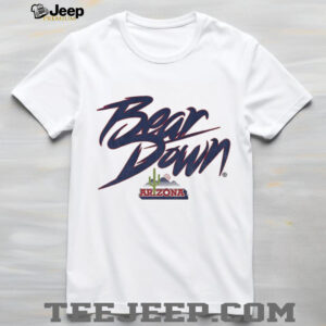 Bear Down Cactus logo Arizona Wildcats football 2025 shirt