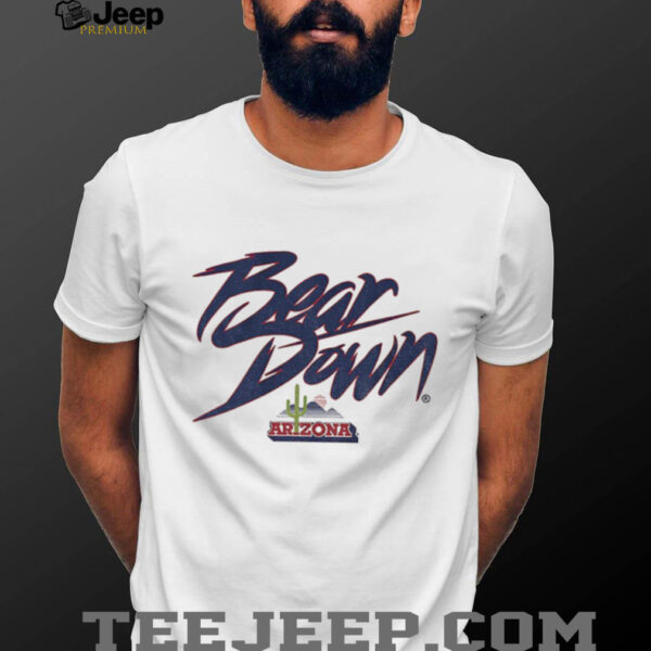 Bear Down Cactus logo Arizona Wildcats football 2025 shirt