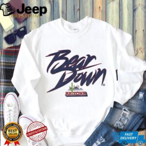 Bear Down Cactus logo Arizona Wildcats football 2025 shirt