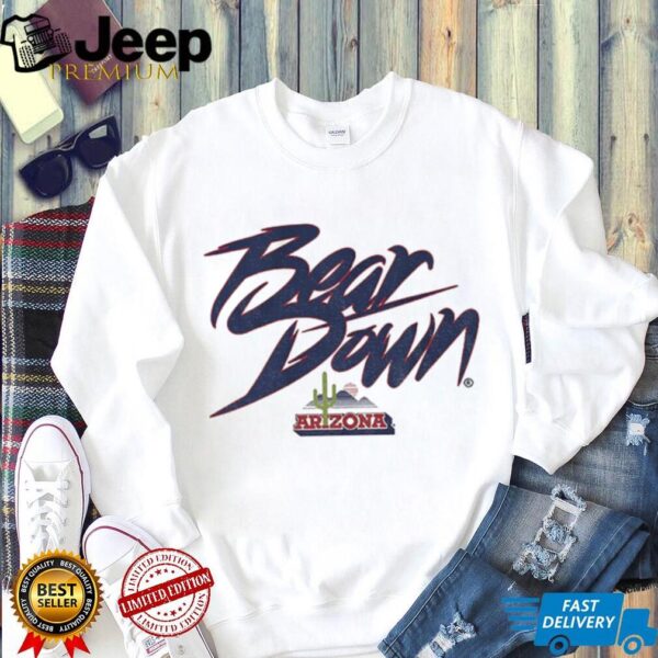 Bear Down Cactus logo Arizona Wildcats football 2025 shirt