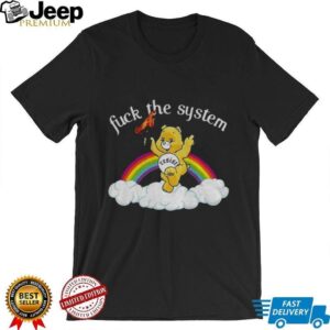 Bear resist fuck the system rainbow LGBT Pride Month shirt