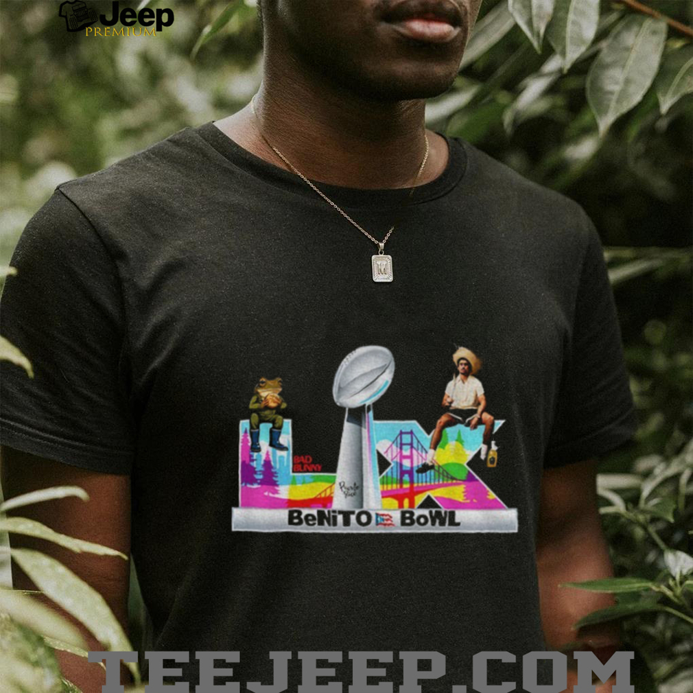 Benito Bowl Bad Bunny Super Bowl Colorful Concert Graphic shirt