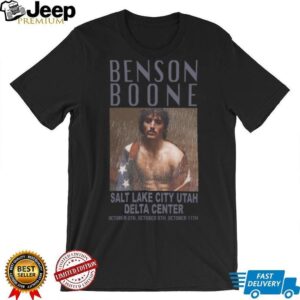 Benson Boone Merch Salt Lake City Shirt