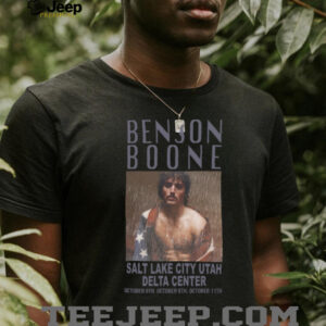 Benson Boone Merch Salt Lake City Shirt