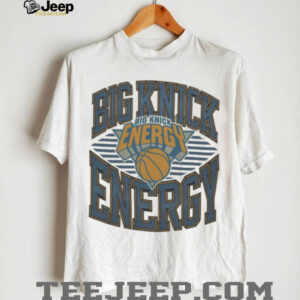 Big Knick Energy Basketball Badge NY Knicks Double Logo TShirt