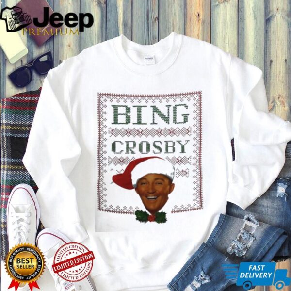 Bing Crosby ugly Christmas shirt