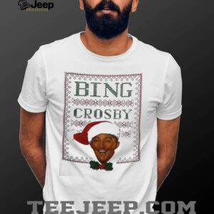 Bing Crosby ugly Christmas shirt