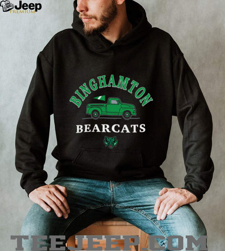 Binghamton Bearcats Truck Logo College Spirit TShirt Binghamton Bearcats Truck Logo College Spirit TShirt