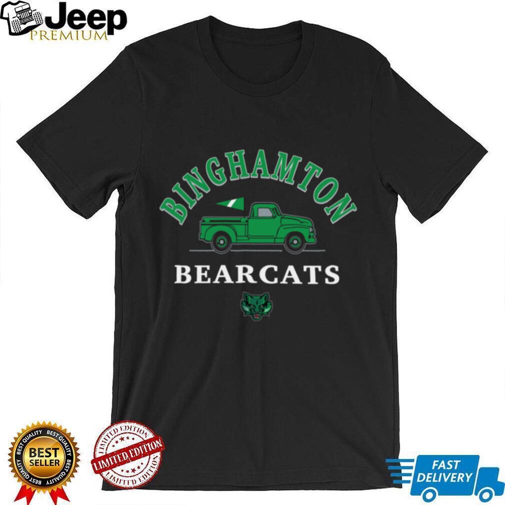 Binghamton Bearcats Truck Logo College Spirit TShirt Binghamton Bearcats Truck Logo College Spirit TShirt