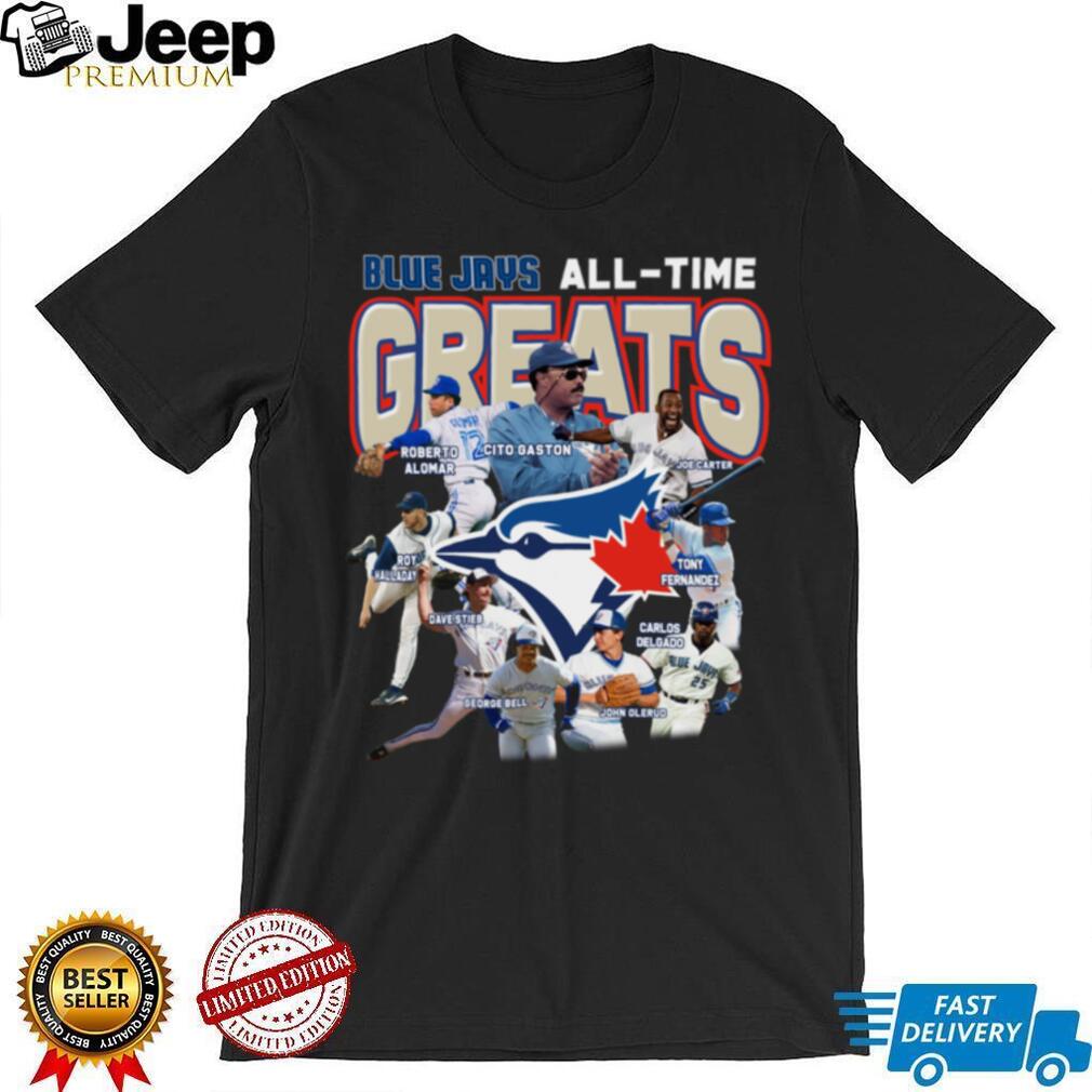 Blue Jays All Time Greats Legendary Players Signature TShirt Blue Jays All Time Greats Legendary Players Signature TShirt