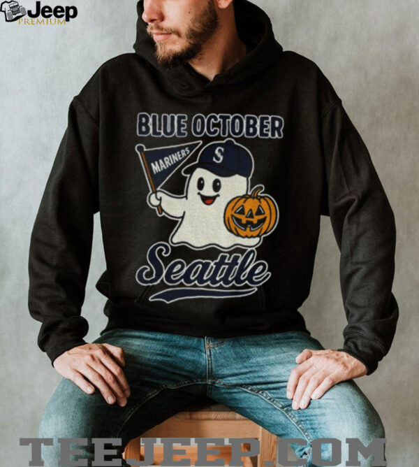 Blue October Seattle Mariners Halloween Ghost shirt