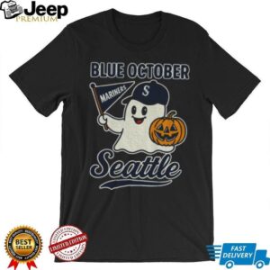 Blue October Seattle Mariners Halloween Ghost shirt