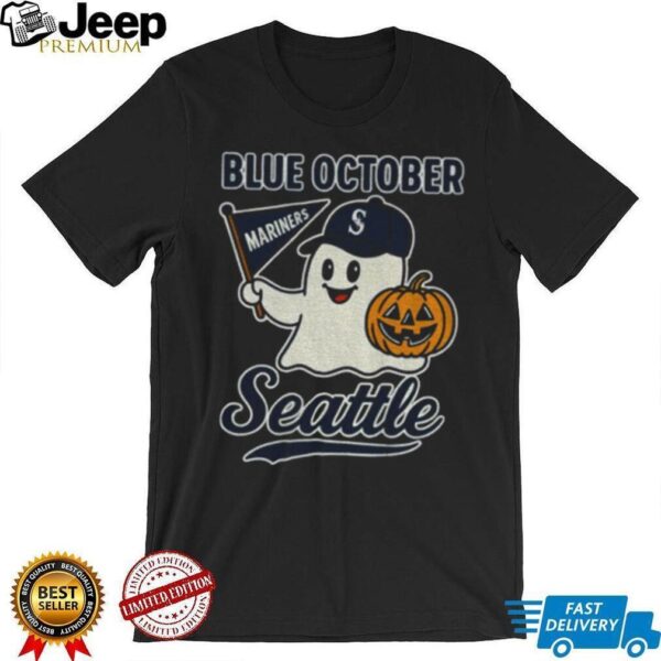 Blue October Seattle Mariners Halloween Ghost shirt