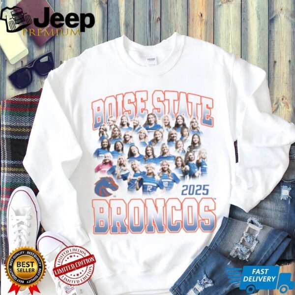 Boise State Broncos Merch 2025 26 Women’s Soccer Team T Shirt