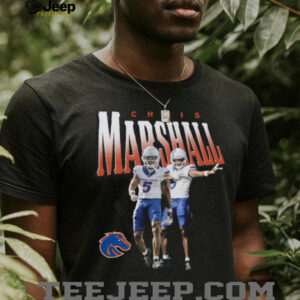 Boise State Football Chris Marshall Illustrated T Shirt