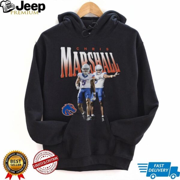 Boise State Football Chris Marshall Illustrated T Shirt
