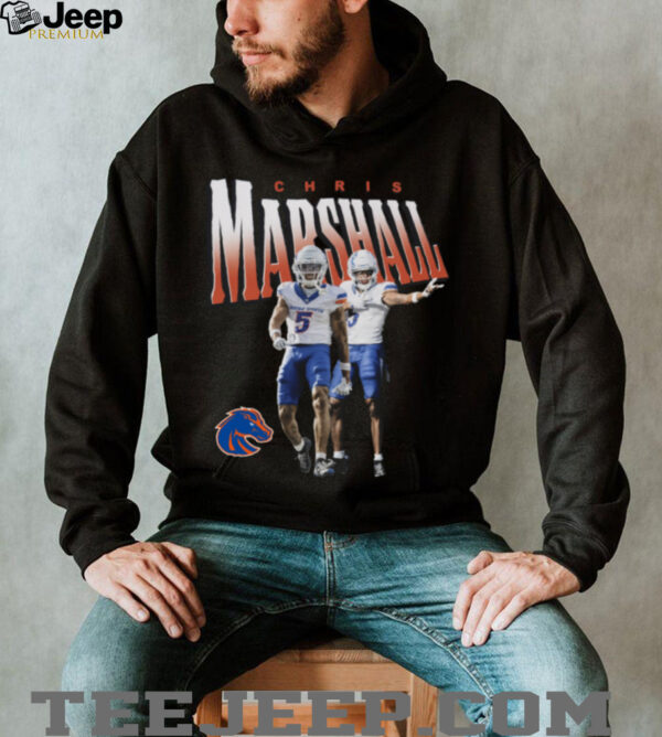 Boise State Football Chris Marshall Illustrated T Shirt