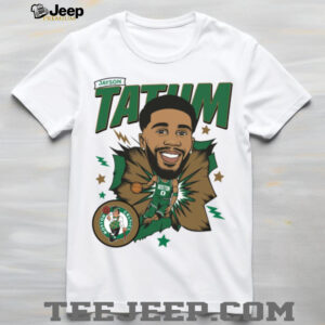 Boston Celtics Jayson Tatum Cartoon Style Front And Back shirt