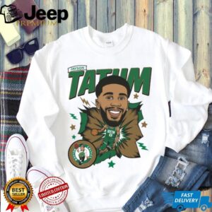 Boston Celtics Jayson Tatum Cartoon Style Front And Back shirt