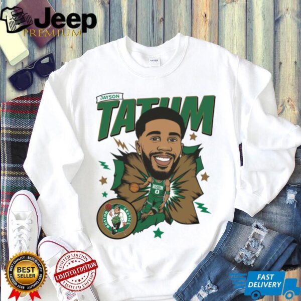Boston Celtics Jayson Tatum Cartoon Style Front And Back shirt