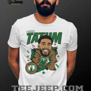 Boston Celtics Jayson Tatum Cartoon Style Front And Back shirt