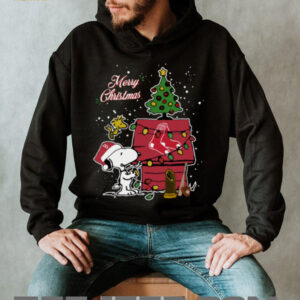 Boston Red Sox Merry Christmas With Snoopy Baby 2025 T Shirt