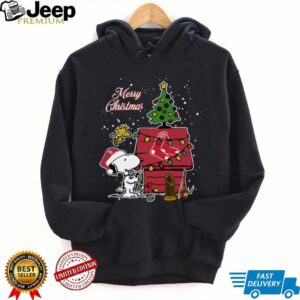 Boston Red Sox Merry Christmas With Snoopy Baby 2025 T Shirt