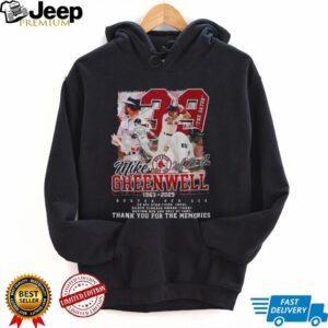 Boston Red Sox Mike Greenwell 1963 2025 Thank You For The Memories signature shirt