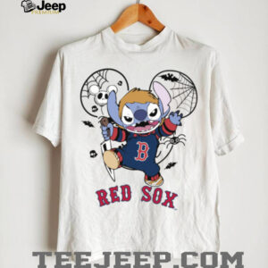 Boston Red Sox Stitch Michael Halloween 2025 T Shirt