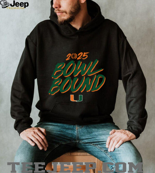 Bowl Season Shop 2025 Miami Hurricanes Bowl Bound Shirt
