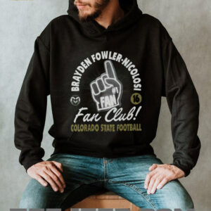 Brayden Fowler Nicolosi Fan Club Colorado State Football T Shirt
