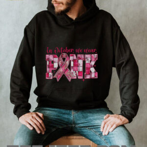 Breast Cancer In October We Wear Pink Coquette shirt