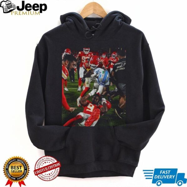 Brian Branch With Juju Smith Schuster Detroit Lions vs Chiefs shirt