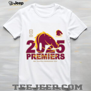 Brisbane Broncos 2025 NRL Premiership T Shirt