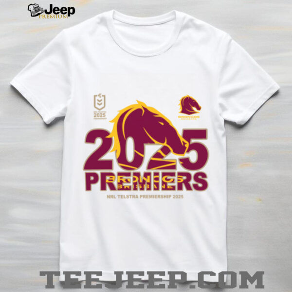 Brisbane Broncos 2025 NRL Premiership T Shirt